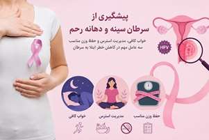 خواب، استرس و اضافه‌وزن؛ سه عامل مهم اما قابل کنترل در پیشگیری از سرطان پستان و سرطان دهانه رحم
